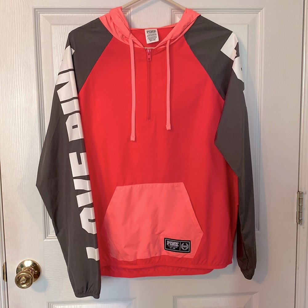 Victoria’s Secret Pink windbreaker jacket. New without tags. Size XS/S.